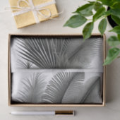 ボタニカルホワイトブラックラインスケッチスモール 薄葉紙 (ギフト)