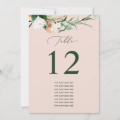 ボタニカルボカスタムホゲストネームテーブル番号 (正面)