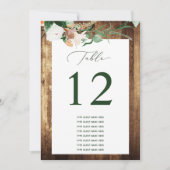 ボタニカルボカスタムホゲストネームテーブル番号 (正面)