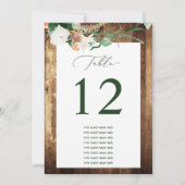 ボタニカルボカスタムホゲストネームテーブル番号 (裏面)