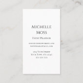 ボタニカルボホお洒落デイジー 名刺 (裏面)