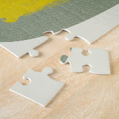 ボタニカルボホイエローグリーン ジグソーパズル (側面)