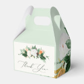 ボタニカルボホグリーンリーフローラセージグリーン結婚ズ フェイバーボックス (裏面サイド)