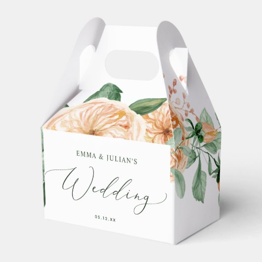 ボタニカルボホグリーンリーフローラニュートラル結婚ズ フェイバーボックス (正面サイド)