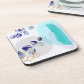 ボタニカルボホシアンパープル コースター (左側)