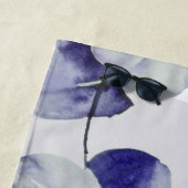 ボタニカルボホシアンパープル ビーチタオル (インサイチュ)