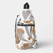 ボタニカルボホシック引用文フローラあなたの名前 スリングバッグ (正面)