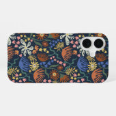 ボタニカルボホシリーズ #3 iPhone 16ケース (裏面横)