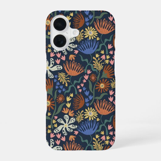 ボタニカルボホシリーズ #3 iPhone 16ケース (裏面)