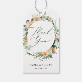 ボタニカルボホセージグリーンモダンフローラの恩恵 ギフトタグ