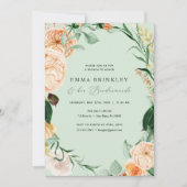 ボタニカルボホセージブリデスメイドランチョンブランチ 招待状 (正面)