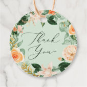 ボタニカルボホセージ緑の水色ありがとう フェイバータグ (正面)