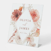 ボタニカルボホフローラフレ結婚ーム 台座サイン (正面)