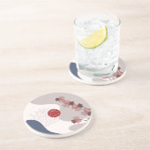 ボタニカルボホブルーマゼンタ コースター (側面)