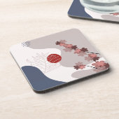 ボタニカルボホブルーマゼンタ コースター (左側)