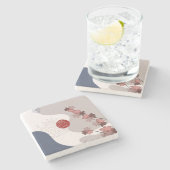 ボタニカルボホブルーマゼンタ ストーンコースター (横)