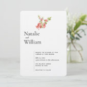 ボタニカルボホポメグラナート | 結婚s 招待状 (スタンド正面)