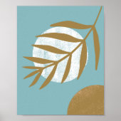 ボタニカルボホミスティックボヘミアンボホサンムーンウォール ポスター (正面)