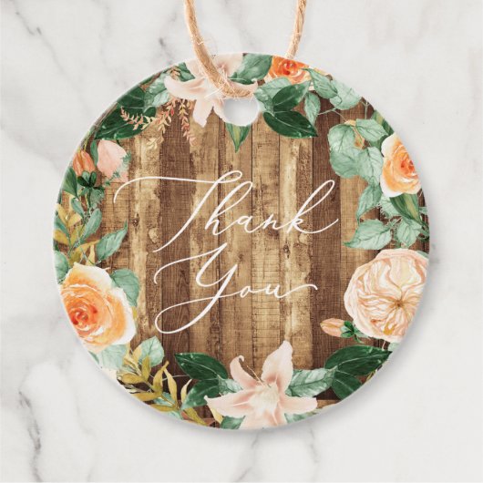 ボタニカルボホ緑素朴樹ウッドサンキュー フェイバータグ (正面)