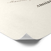 ボタニカルボーホー カラジウム ピンクとグリーン ポスター (角)