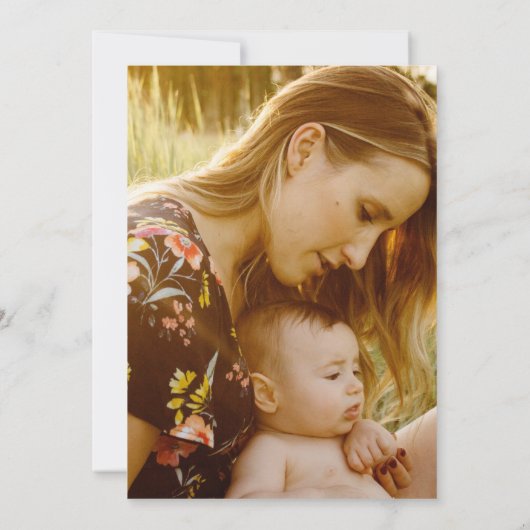 ボタニカルマザーズデイブランチ写真招待状 招待状 (裏面)