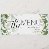 ボタニカルミニマルスクリプ結婚トのメニュー メニュー (裏面)