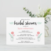 ボタニカルメイソンジャーブライダルシャワー 招待状 (スタンド正面)