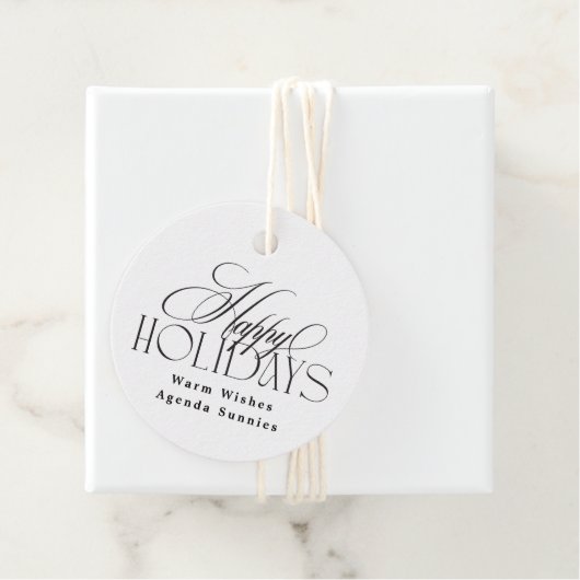 ボタニカルメリークリスマスビジネスロゴ フェイバータグ (インサイチュ)