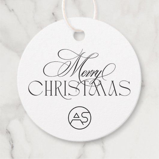 ボタニカルメリークリスマスロ企業のゴ フェイバータグ (正面)