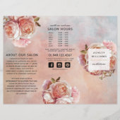 ボタニカルモダンピンクローズ牡丹プラス写真 (正面)