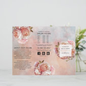 ボタニカルモダンピンクローズ牡丹プラス写真 (スタンド正面)