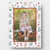 ボタニカルモダンホリデーフローラファミリーフォト フォトプラーク (正面)