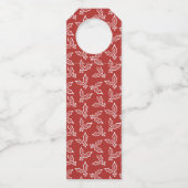 ボタニカルユーカリプルーズベリーフローラクリスマス ボトルネックタグ (裏面)