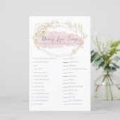 ボタニカルラブソングマッチングブライダルシャワーゲーム (スタンド正面)