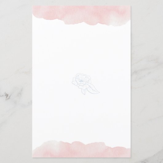 ボタニカルラブソングマッチングブライダルシャワーゲーム (裏面)