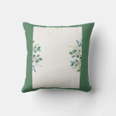 ボタニカルリースグリーンリー広場は日付を保存 クッション (裏面)