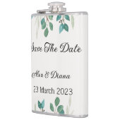 ボタニカルリースグリーンリー広場は日付を保存 フラスク (左)