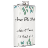 ボタニカルリースグリーンリー広場は日付を保存 フラスク (右)