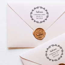 ボタニカルリースネーム差出人住所グリーンリー