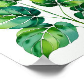 ボタニカルリーフアートプリント ポスター (角)