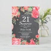 ボタニカルレッドフローラサプライズ21歳 招待状 (スタンド正面)