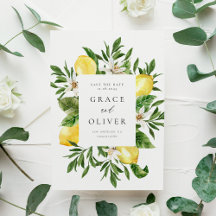 ボタニカルレモンの花のフレーム保存日付