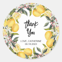 ボタニカルレモンガーデン夏ありがとう ラウンドシール