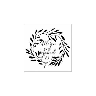 ボタニカルローレ葉ルリース結婚ズ ラバースタンプ