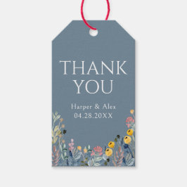 ボタニカルワイルドフラワーありがとう ギフトタグ