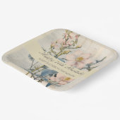 ボタニカルヴィンタケワイルドフラワー70誕生日 ペーパープレート (傾斜あり)