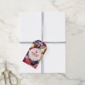 ボタニカルヴィンテージフルーツローカル農家ラベル ギフトタグ (より糸付き)