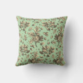 ボタニカルヴィンテージブラウンセージオーク離れズアコーン クッション (裏面)