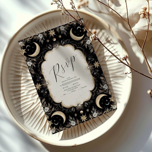 ボタニカルヴィンテージ天月星結婚ズ 出欠カード