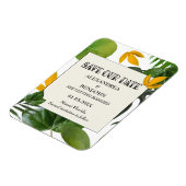 ボタニカル保存ザデイトトロピカルパーム マグネット (左側)